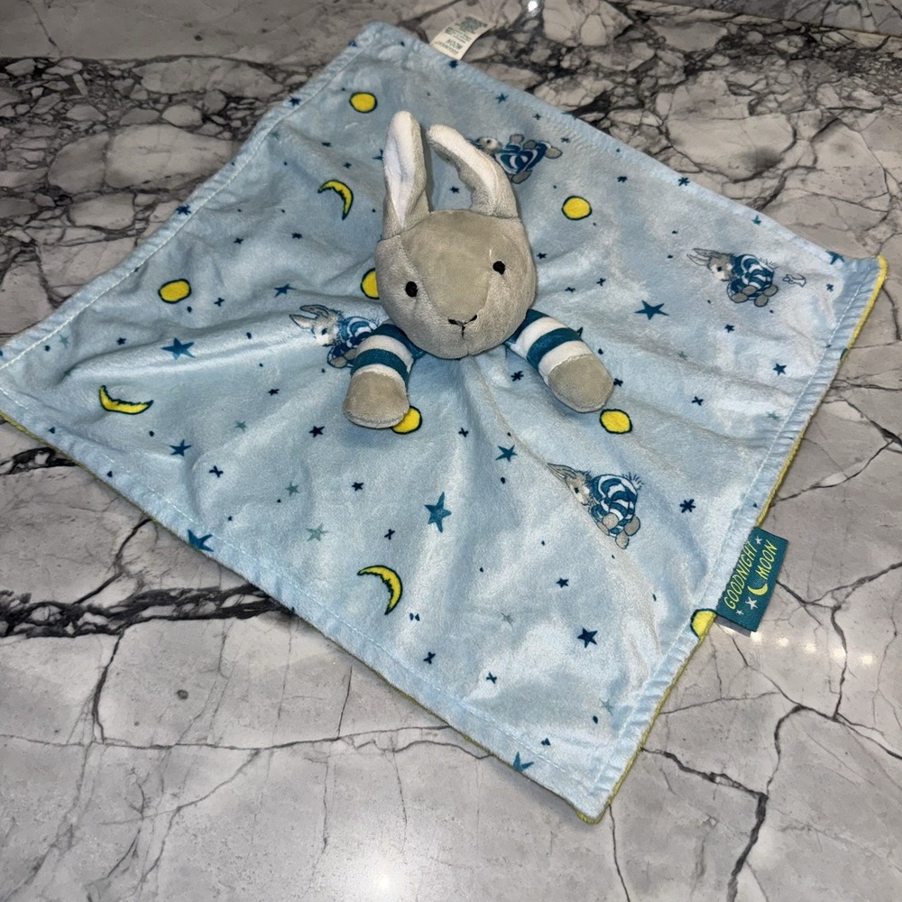 Goodnight Moon Baby Security Blanket Bunny Rabbit Lovey
